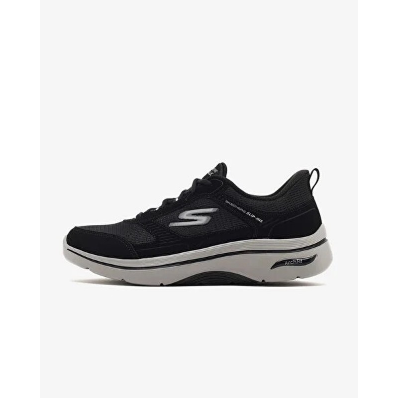 Skechers Go Walk Arch Fit 2.0 Seared Erkek Spor Ayakkabı (216650 BKGY) SİYAH-GRİ